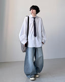 Ice Curve Wide Denim