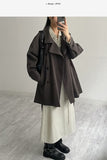 Bolte Belted Half Trench Coat