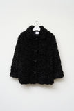 (W) Curly Duffle Fur Coat