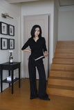 O-ring wrap slacks pants