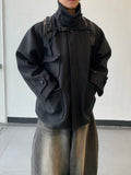 Blend neck bijoline short coat