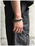 Twail layered chain bracelet