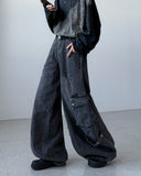 Quiet Black Curved Denim