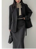 [Setup Available/Three-Piece] Mog Wool Robe Jacket