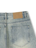 Kof Destroyed Bermuda Denim
