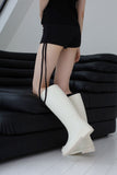 simple long rain boots