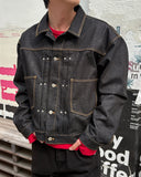 Stitch denim jacket