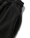 Cross Pleated Sweat Shorts