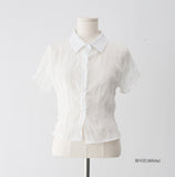 Picon See-Through Wrinkle Shirt