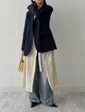 Timber Unbalanced Loose Fit Single Jacket