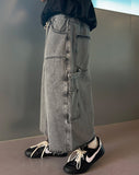 Double Knee Dekki Carpenter Crop Denim