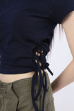 studded denim hover bag