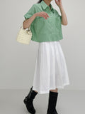 New Tapt Big Pocket Cropped Shirt