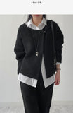 [SET] London Knit Cardigan Two-Piece