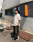 Tony Washed Cargo Bermuda Denim