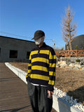 KL Stripe Button Knit