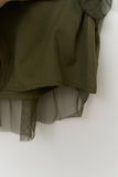 (W) Ink Frill Skirt