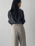 Naive Pleated Wide Slacks