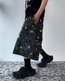 Flower Camo Cargo Bermuda Pants