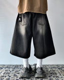 Vintage Destroyed Bermuda Denim