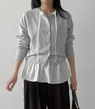 Rose Frill Loose Fit Blouse