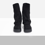 Benne Suede Platform Sole Boots