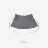 Armor pleated corset skirt