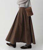 Loki Semi Banding Flared Long Skirt