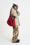 Camo balloon cotton pants