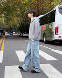 Unbalanced Balloon Denim Pants