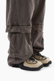 Ash pigment vintage cargo pants