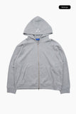 Star waffle hoodie zip-up