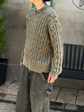 Pigment Cable Over Knit