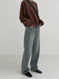 Tin Vintage Semi-Wide Denim Pants