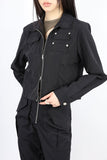 Nylon two-way zip-up