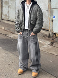 Reverse Track Line Denim