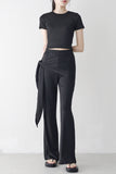Ruble Slim T-shirt + Wrap Pants Set