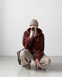 Mongle Fleece Hood Zip-Up