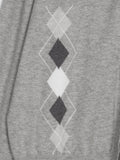Peace Argyle Collar Cardigan