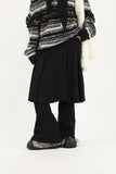 End-knee flared skirt