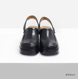 Nivan Square Platform Slingback Loafers