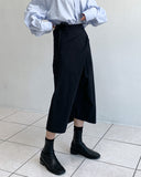 Twist Wrap Long Skirt