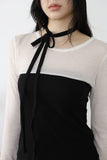 If scarf color matching tee