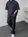 Over Cotton Half Shirt