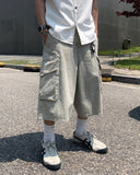 Vintage Washed Cargo Bermuda Pants