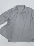 Quarter Two-Way Wrap Long Blouse