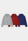 Slavic cotton hood zip-up