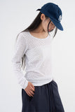 Tulip wide neck long sleeve