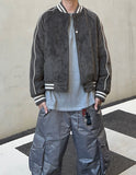 Suede Piping Line Varsity Padding