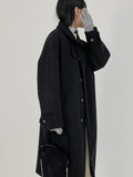 Big Collar Hidden Overfit Balmacan Coat